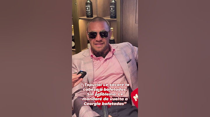 MCGREGOR amenaza a TOPURIA: ¿Habrá PELEA en el BERNABÉU en el 2025?