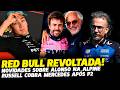 RED BULL QUER SALVAR F1, RUSSELL COBRA MERCEDES APÓS P2 E MAIS SOBRE ALONSO NA ALPINE | FÓRMULA 1