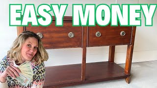 How To Turn Unwanted Furniture Into Money // Quick Side Hustle Tips