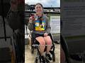 How a Paraplegic Ran an 8k #paralysed #disabled #wheelchair