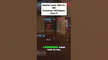Common Mistakes in R6 : Master your Aim #r6  #tipsandtricks  #tipsandtricksr6 #rainbowsixsiege