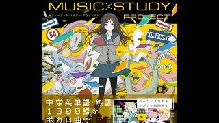 【紹介】ボカロで覚える 中学英単語 MUSIC STUDY PROJECT （学研プラス）