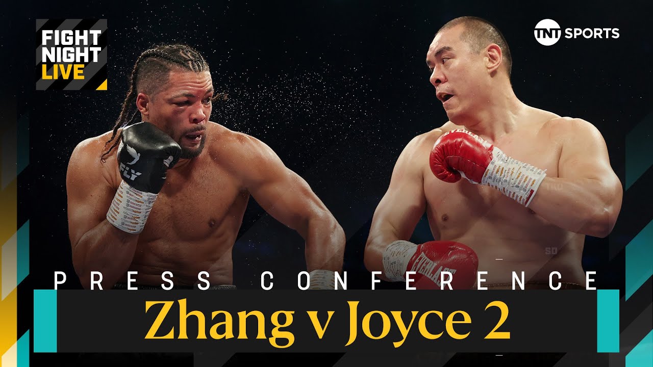 LIVE Zhilei Zhang v Joe Joyce 2 Press Conference From London YouTube