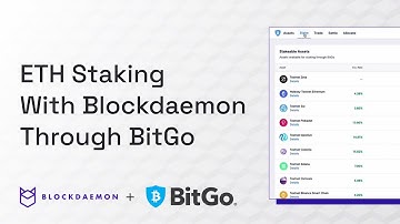 ETH Staking With Blockdaemon Through Bitgo