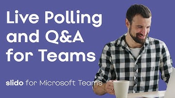 Advanced Live Polling and Q&A for Microsoft Teams | Slido for Teams