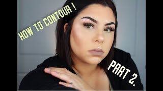HOW I CONTOUR MY FAT FACE / DOUBLE CHIN pt 2 full in depth demo