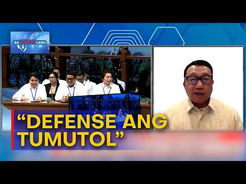 Rep. Joel Chua: Defense tumutol sa mungkahing salit-salitang presentasyon ng ebidensya