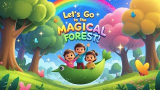 Magical Forest Adventure / Let’s Explore The Enchanted Forest / Ghibli-Style Kids Video