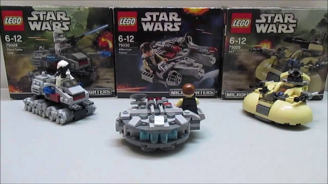 star wars millennium falcon microfighter