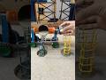 😱 Real Working Mini Tractor Making Cement Pillar | Amazing DIY Construction Machine 🚜 #shorts