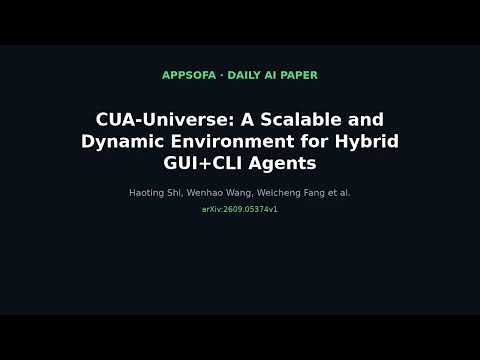 CUA-Universe: A Scalable and Dynamic Environment for Hybrid GUI+CLI Agents