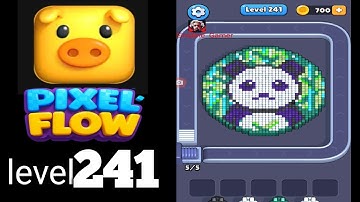Pixel Flow level 241 Walkthrough Solution