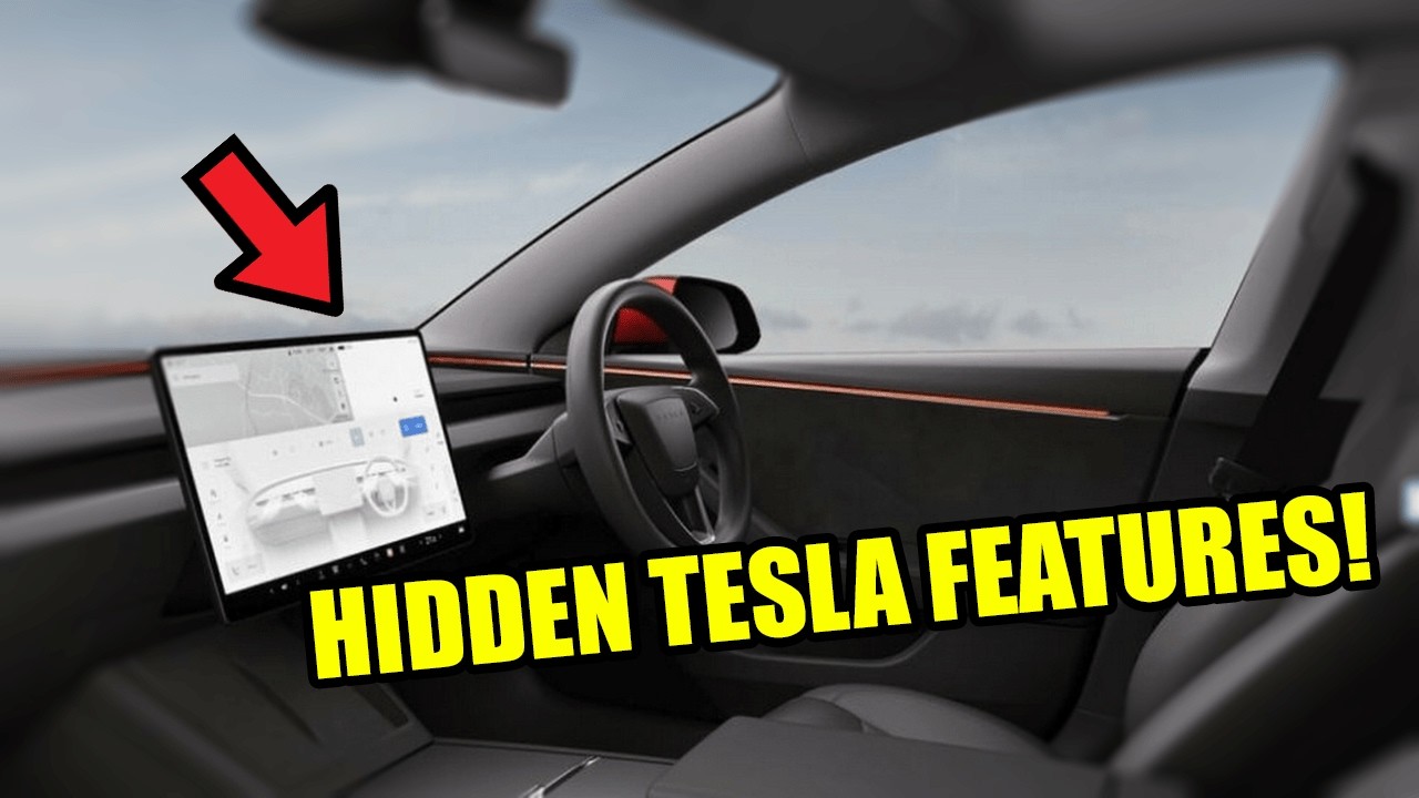 15 Hidden Features from Tesla Update - YouTube