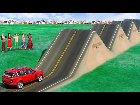 Switch Back Road पर फंसी कारें | Car Driving Challenge Hindi Kahaniya Moral Stories