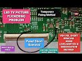 LG 32"LCD Tv Vgh,Vgl Short Removal|Levelshifter IC modification method to Solve Picture Flickering|