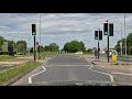 Crewe Green Roundabout from University Way, 3rd Exit to Leighton Hospital, Crewe Driving Test Route