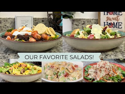 5 DELICIOUS SALAD RECIPES | LUNCH AND DINNER IDEAS | SPRING & SUMMER MEALS | OUR FAVORITES