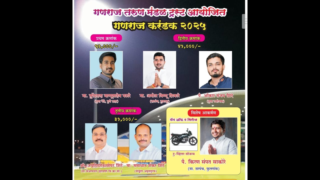 गणराज करंडक -2025 पर्व १ ले || अंतिम दिवस ||