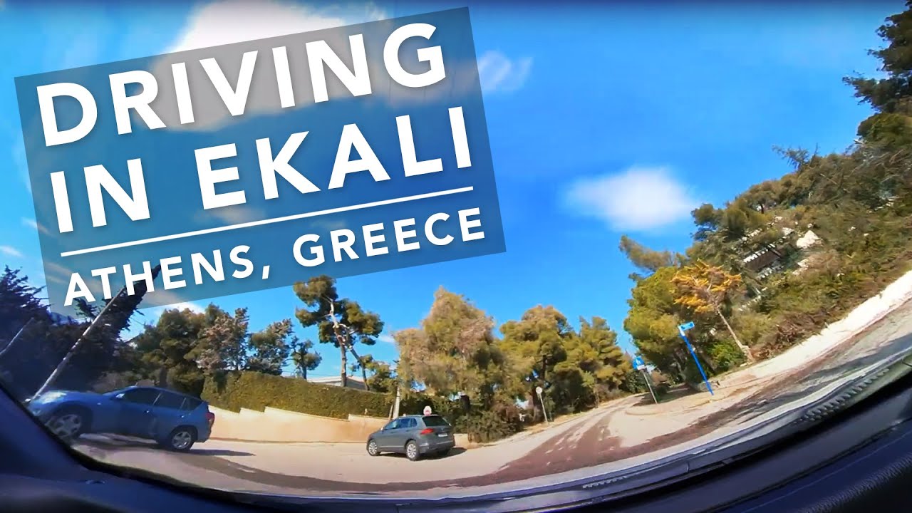 Winter driving in Ekali, Athens Greece YouTube