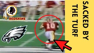 How BAD Was the Veterans Stadium Turf? | Redskins @ Eagles (1998)