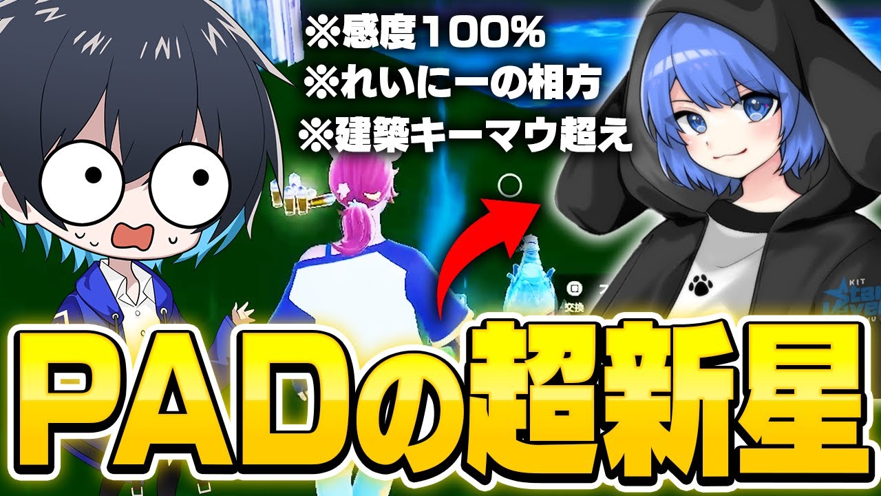 今話題の最強PADプレイヤーがヤバ過ぎる【フォートナイト/Fortnite】
