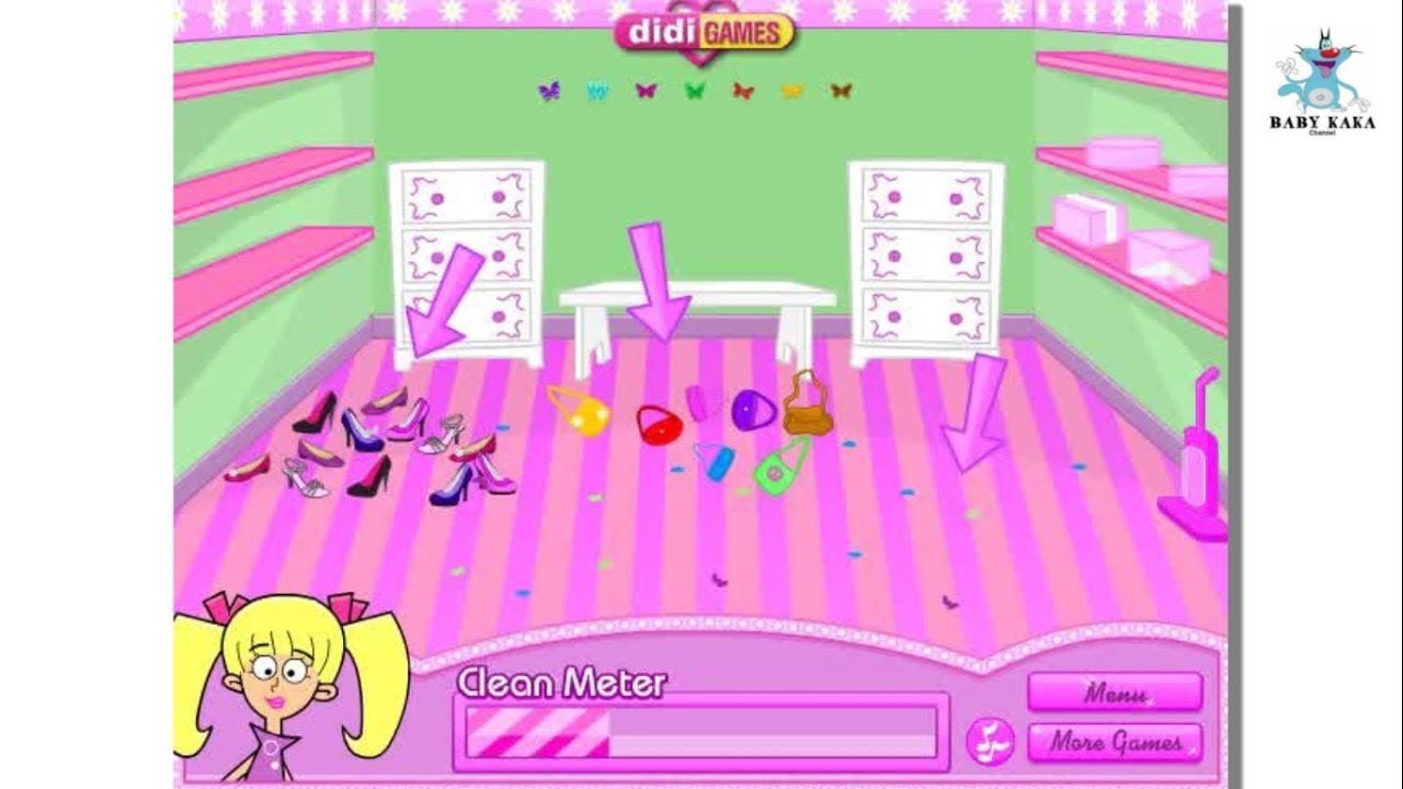 Fun Care Kids Game Chloe Clean Up Fun Cleaning Games For Kid YouTube