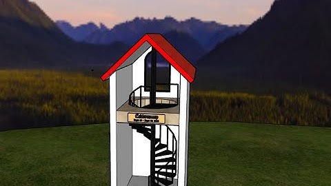 Spiral Stair Designed in Sketchup | Triple Level of Detail using Components #sketchup #india