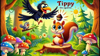 Tippy - The squirrel | Funny Story | Twinkle Tale Factory