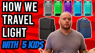 How to Travel Light With Kids (Minimalist Travel)