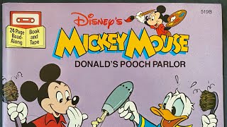 Disney’s Mickey Mouse - Donald’s Pooch Parlor (1988 Read-Along storybook & cassette)