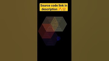 amazing hexagonal design using python 🔥🔥🔶🔶 || python project🌟⭐ || #shorts