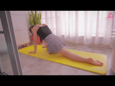 😘홈트 요가 Simple yoga stretching 8 min work out at home in hotWorkout 運動 🌊