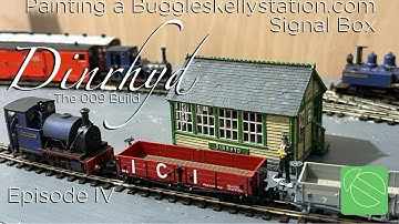 Dinrhyd| OO9 Layout Build| Episode 4: Painting the Signal Box