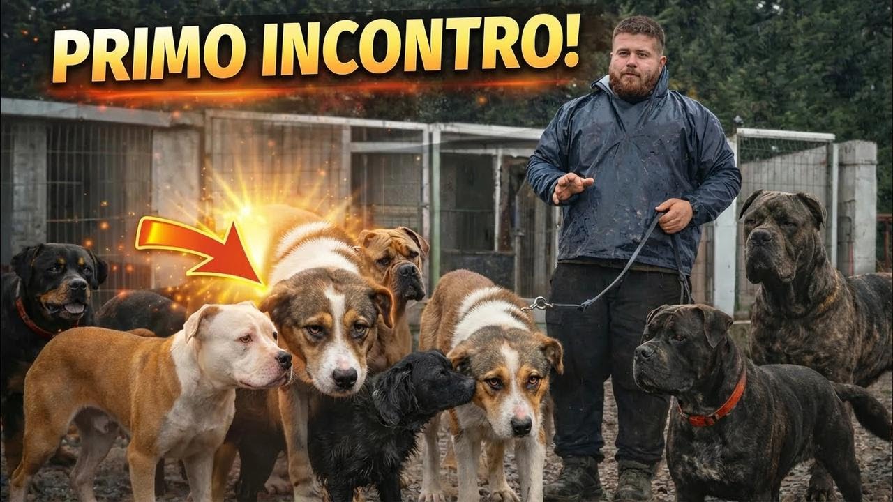 Il primo incontro di Cesur, il nostro cane salvato, con i nostri cani: momenti sorprendenti 😨