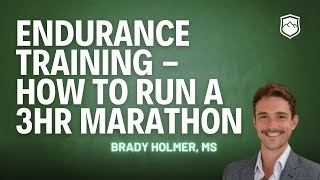 How To Train to Run a 3-Hour Marathon?