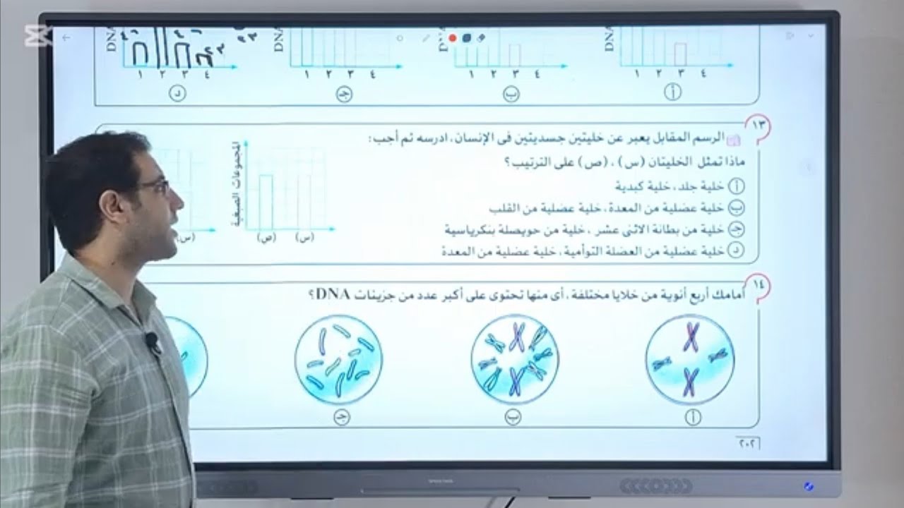 حل كتاب التفوق مراجعة نهائية 2025 ( DNA ختي اصلاح عيوب DNA)