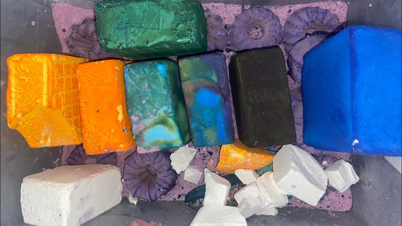 ASMR | Dyed, Reforms, & Fresh Gym Chalk | Plus powder Play ...