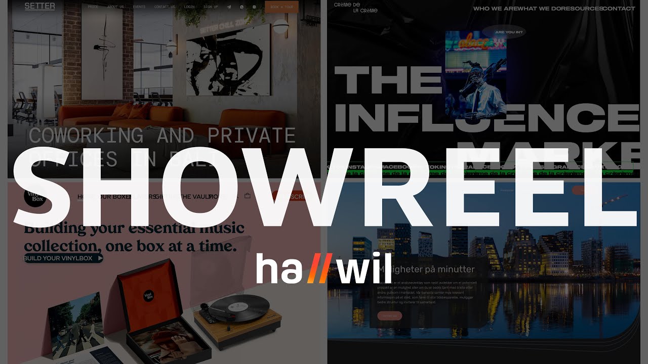SHOWREEL 2023 by Hallwil Agency | UI/UX Design Portfolio - YouTube