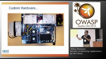 OWASP AppSec USA 2010: Security Architecting Applications for the Cloud 2/4