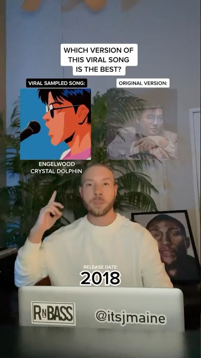 Viral Sampled Song Vs. Original Version: Engelwood “Crystal Dolphin” & Kingo Hamada #shorts #sample