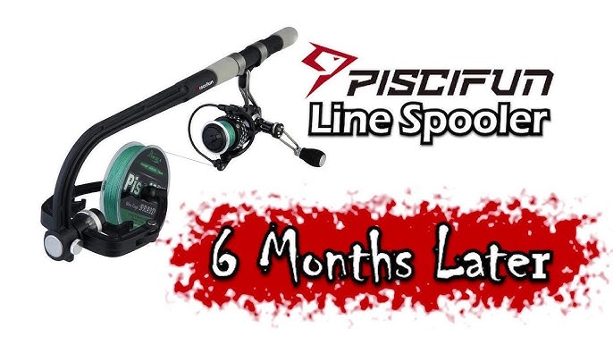 How to use Piscifun Fishing Line Spooler with Baitcasting & Spinning Fishing  Reel 