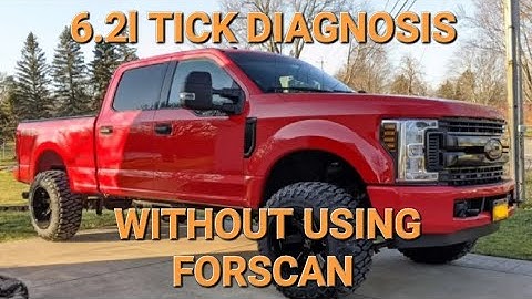 Ford F250 6.2L Ticking Sound Diagnosis Without using Forscan