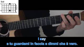 Resta...resta cu'mmé di Pino Daniele - ♫ Guitar Tutorial - Karaoke