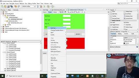 Menghitung Nilai Akhir Mahasiswa Dengan Java GUI(Graphical User Interface)