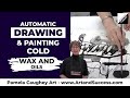 184  cold waxoil tutorial  cwmoil automatic drawingpainting excerpt live episode 1 coldwax