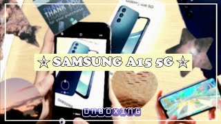 Unboxing the new SAMSUNG A15 5G (Blue Black)🤳💙 | camera test, gaming test, new cases | Euvi Gallery🌸