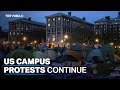 Pro-Palestine protests sweep across US colleges