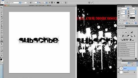Paint Splatter Text Tutorial