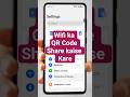 How to share hotspot wifi network through QR code on Redmi #shorts #hotspot #qrcode #wifi