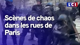 Paris au lendemain de la 9e journée de manifestation contre la réforme des retraites